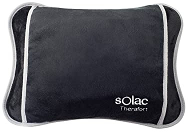 Solac Caldea Wärmflasche | 360 W | ergonomisch | 120 Minuten Laufzeit | abnehmbarer Stecker | weicher Griff | atmungsaktives Gewebe | zum Aufwärmen des Bettes | Thermo-Sack mit Bezug