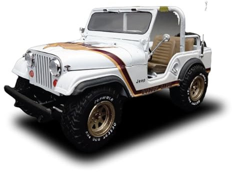 MPC AMT - 1/25 1981 Jeep CJ5 Golden Hawk - Plastikmodellbausatz, Nicht Bemalt