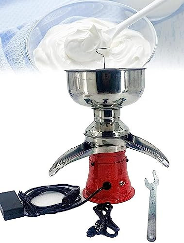 HPJDJXB Separador de Nata eléctrico, centrífugo de Leche Fresca de 50 l/h, máquina separadora de Nata de Cocina, for Granja, hogar, Granja lechera