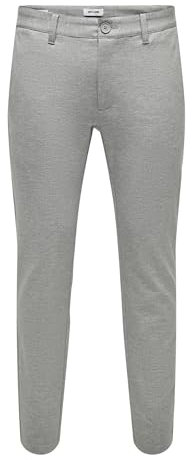 ONLY & SONS Herren Onsmark Slim Herringbone 2911 Pant Noos Chinohose, Griffin, 34W / 34L EU