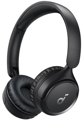 soundcore H30i Kabellose On-Ear Kopfhörer, Faltbares Design, Purer Bass, 70h Wiedergabe, Bluetooth 5.3, Leicht und bequem, App Steuerung, Multipoint-Verbindung (Generalüberholt)