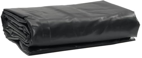 vidaXL Abdeckplane, Plane mit Metallösen, Abdeckung UV-Beständig Schimmelbeständig, Schutzhülle Zeltplane Reißfest Wasserfest, Schwarz 5x8 m 650 g/m²