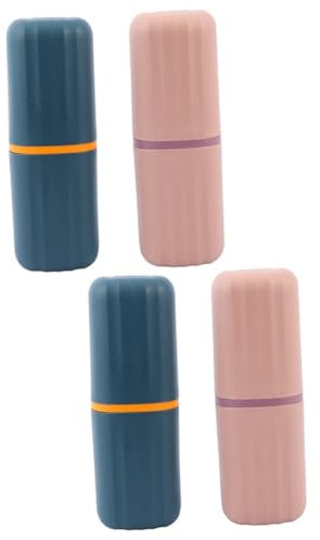 TOVINANNA 4stücke Zahnbürsten Etui Für Praktische Und Langlebige Zahnbürsten Aufbewahrung Mit Elegantem Design Für Toilettenartikel Für Unterwegs Camping Und Geschäftsreisen