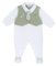Chicco, Tutina Neonato, in Morbido e Leggero Cotone, con Comoda Apertura Frontale ed Entrogamba, Ideale per la Primavera e l'Autunno, Designed in Italy, Abbigliamento Neonato 0-24 Mesi