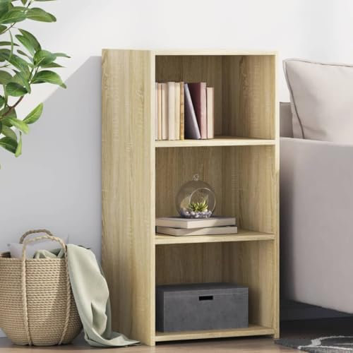 Homgoday Sideboard Aufbewahrungsschrank Beistellschrank Anrichte Mehrzweckschrank Standschrank Flurschrank Schrank für Wohnzimmer Sonoma-Eiche 45x41x93 cm Holzwerkstoff