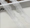 WANYI 2 Yards 3cm Spitzenband Weiß Spitzenborte Elastizität Spitzenstoff Meterware Borten und Bänder zum Nähen Elasthan Spitze Vintage Spitzenbordüre fur DIY Unterwäsche Handwerk Geschenkband(Weiß)
