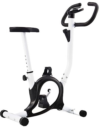 Brokky Cyclette Ellittica con Cinghia di Resistenza Nera-Ellittiche,Ellittiche per la casa,Cyclette per Cross Trainer con Sedile,Allenamento Migliorato per Tutto Il Corpo