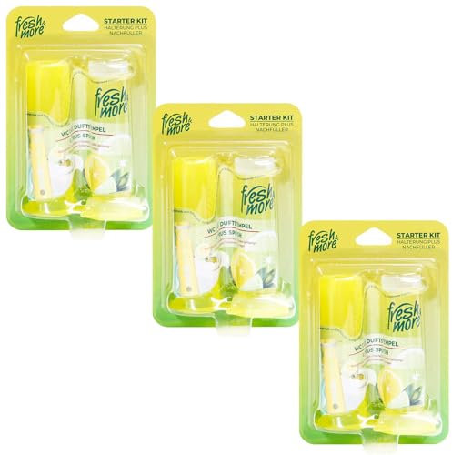 Fresh & More WC-Duftstempel, Korblose Toiletten Duft-Siegel, 42 ml (3er Pack) (Citrus Splash)