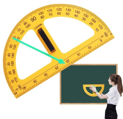 50 Cm Goniometro Grande Per Insegnanti Goniometro Per Insegnanti Per Lavagna Goniometro Grande In ABS Per Insegnanti Goniometro Grande Per Geometria Goniometro Di Grandi Dimensioni Per Lavagna