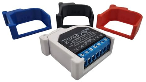 Supporto Guida DIN per Shelly EM e 2.5 – Staffa per Relè Shelly EM / 2.5 – Adattatore per Domotica su Guida DIN 35mm – Montaggio Facile e Resistente