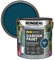 DUAYRA Garden Paint 2.5L | Quick Drying Outdoor Paints | All Purpose Long Lasting | Multicolor Water Based | Water Resistant Weatherproof Matt Finish | For Brickwork, Metal, Wood (Midnight Blue)