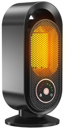 Termoventilatore a risparmio energetico, 800 W/1500 W, termoventilatore PTC, silenzioso in ceramica, temperatura costante regolabile, termoventilatore portatile, piccolo, protezione da