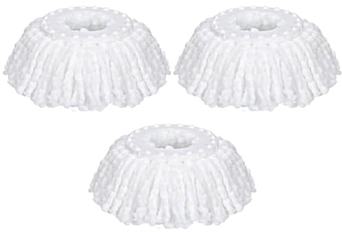 MASTERTOP 3pcS Replacement Mop Microfiber Head Refill Only Suit for 360° Spin Mop and Bucket of asin B0DKT7Q61H, B0DQNWR676, B0DQP5CQNM