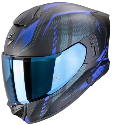 SCORPION EXO-530 AIR THERAS Matte Black-Blue XL