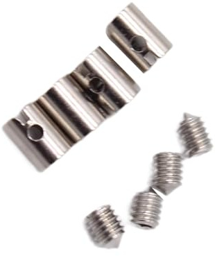 VUIUYOIES Throttle Cable Ends Throttle Cable Repair Kit Metal Accessories High Performance Direct Replacement 5mm Chokes Motorcycle Scooter Solderless Chokes Kit