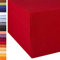 aqua-textil Exclusiv Spannbettlaken 180x200-200x220 cm Rubin rot Jersey Baumwolle 230g/qm Spannbetttuch Elastan Laken