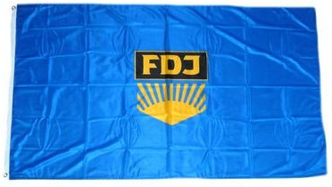 Fahne/Flagge DDR FDJ NEU 90 x 150 cm