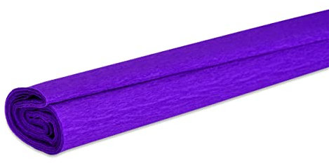VBS Krepppapier 200cm 32g/qm aus Papier Dekorationen floristische Arbeiten Lila