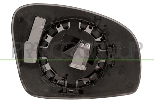 PRASCO Spiegelglas, Außenspiegel SK3247524 links, asphärisch | Kompatibel mit: SKODA FABIA II, FABIA II Combi