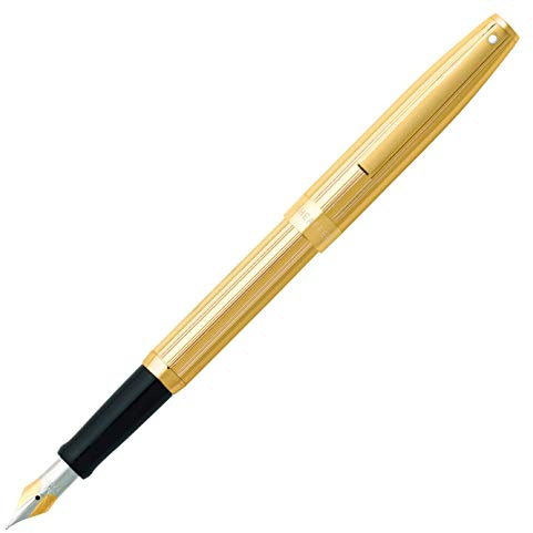 SHEAFFER E0947443 Fluted Tone Fountain Pen - Gold