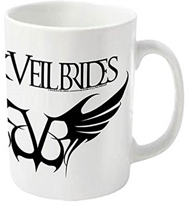 Black Veil Brides Rebels Band Logo Officially Nue White Boxed Coffee Mug
