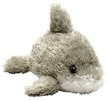 Wild Republic Hug'ems Plüschtier, Kuscheltier, Delfin 18cm