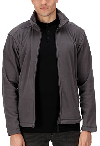 Regatta Men Full-Zip Micro Fleece Jacket - Seal Grey, 2X-Large