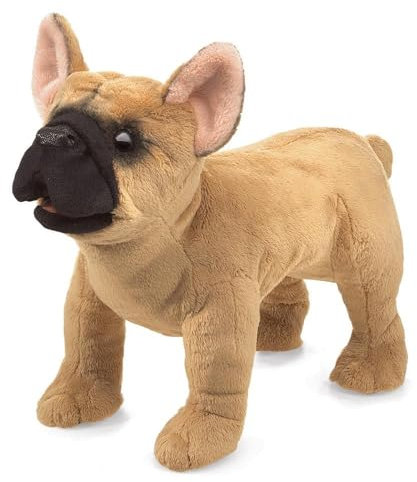Folkmanis Handpuppe, französische Bulldogge.