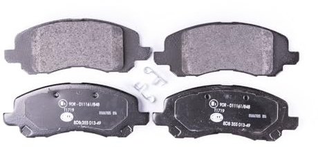 HELLA 8DB 355 013-491 Bremsbeläge - mit akustischer Verschleißwarnung | Kompatibel mit: CHRYSLER SEBRING, SEBRING Cabriolet, DODGE AVENGER, CALIBER, JEEP COMPASS, PATRIOT, MITSUBISHI ECLIPSE IV