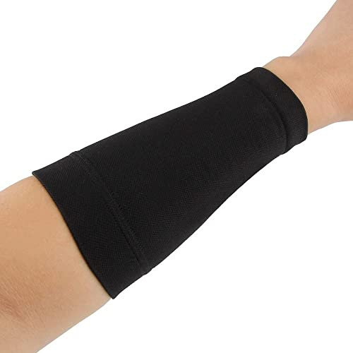 Beauty7 UV Protezione Sunblock Manica Braccio Tatuaggio Cover Maniche Avambraccio Protezione per Uomo Donna Unisex Colore Nero X1