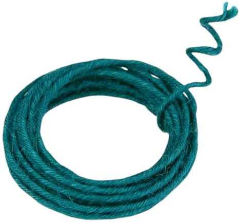 MÉGACRÉA Cordon de Jute armée Bleu Canard 0,2 cm x 3 m