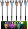 SUAVER Mosaik Solarleuchte Wasserdichte Solar Gartenleuchte Bodenleuchte Außen Garten Licht,Edelstahl Außenleuchte Solarlampe Dämmerungsschalter Perfekt für Garten,Balkon und Terrasse (6pcs)