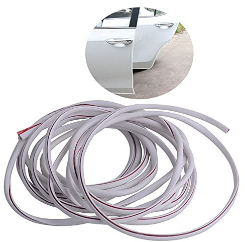 B84C 5m Kfz Auto Türschutz Streifen Kantenschutz Türdichtung Autotür Anti-Kratzer, IPA-Material, flexiblen und Schock absorbierendes Material, Kabellänge 5m, Breite 5mm, Auto Kantenschutz