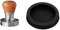 scarlet espresso | Tamper »Passion« für Barista; mit ergonomischem PVC- oder Edelholzgriff nach Wahl und Präzisions-Edelstahlbasis (Set 58,5 mm & Tamperablage)