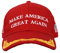 eBoutik - 2020 Keep America Great Cap – Mama macht Amerika wieder toll – Präsident-Truck-Hut-Kostüm, Maga – Rot mit Wappen machen Amercia Great Again, One size