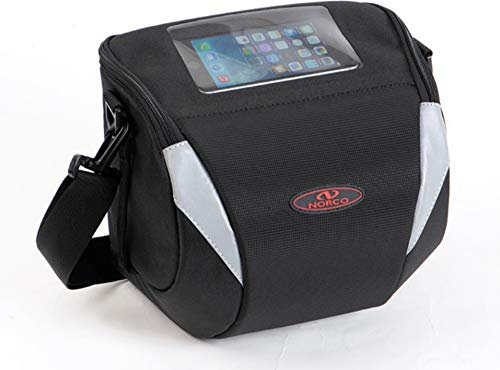 Norco Unisex – Erwachsene Manitoba Lenkertasche, Schwarz, 8,5l