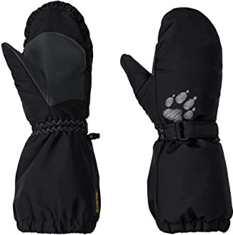 Jack Wolfskin Unisex Kinder Texapore Mitten Handschuhe, Black, 104