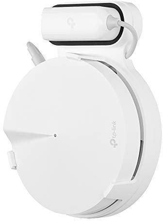 UIQELYS Support Mural pour Tp Link Deco M5 Mesh WiFi, Support Robuste, sans Outil, Fils désordonnés ou dommages, Facile à déplacer (Lot de 1)