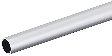 sourcing map 6063 Aluminium Rohr 12mm Außendurchmesser Rund Alurohr 10mm Innendurchmesser Aluminium Rundrohr 250mm Länge Metallrohr Hohlrohr Aluminium Rund Gerade Rohr Aluminiumrohre