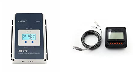 EPEVER 2105420 Tracer5420AN MPPT Laderegler solar charge controller 50A, 12V/24/36/48V auto work & ® MT50 Display Fernbedienung