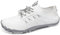 AONETIGER Badeschuhe Herren Wasserschuhe Damen Strandschuhe Sommer Atmungsaktiv Barfußschuhe rutschfeste Schwimmschuhe Surfschuhe Aquaschuhe Fitnessschuhe(312 Weiß,42EU)