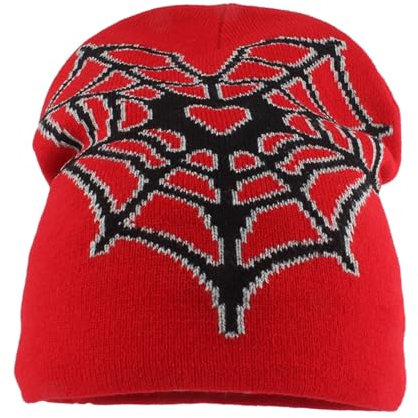 Hat Y2k Knit Beanie Mütze Web Beanie Hat Baggy Slouchy Beanie Cap Skull Cap Y2K Beanie Beanie Y2k Beanie Wintermütze Hip Hop Hood