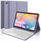 Keyboard Case for Samsung Galaxy Tab S6 Lite 10.4, Wireless Detachable Bluetooth Keyboard, Slim Protective Cover with Pencil holder for Samsung Galaxy S6 Lite 10.4 Inch 2024/2022/2020, Purple