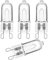 EASYIVY G9 Backofenlampe 40W 230V G9 Backofen Halogenlampe für AEG/Neff/Zanussi/Smeg/Bosch Backofen, Mikrowellenanwendungen 300 Grad C Hitzebeständige Glühbirnen, 4er Pack