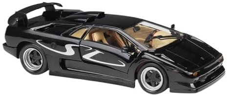 RSFIL 1:18 for Lamborghini Diablo SV Sportwagenmodell Druckgussfahrzeug Großes Spielzeugauto Fertigauto (schwarz)
