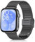 KoGiio Bracelet Compatible avec Huawei Watch Fit 4/4 Pro / 3, Acier Inoxydable Réglable Maille Sangle Hommes Femmes Tissé Respirant Bracelet