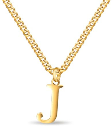 Jokmeo 14K Vergoldete Damenhalskette mit Krone-Buchstabe J – ein elegantes Anhängerdesign, ideal für den täglichen Tragen von Frauen.