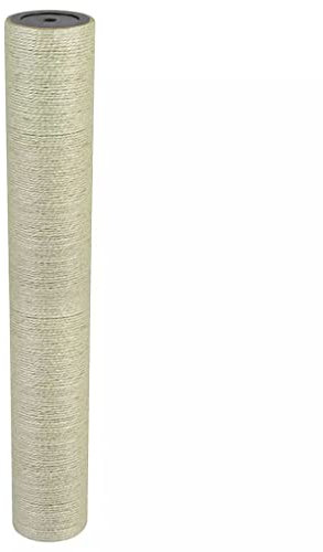 LAPOOH 170569 Scratching Post for Cats, 8 x 55 cm, 8 mm Beige, Scratching Post for Cats, Replacement Scratching Post for Cat Tree, Scratching Post