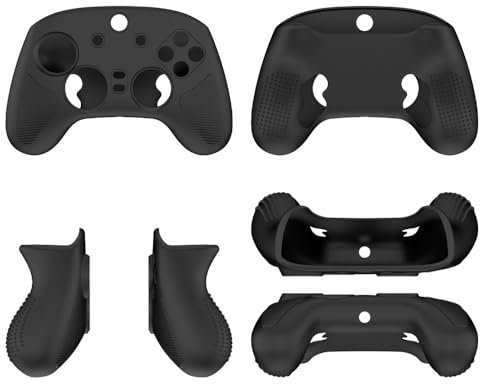 SAMTN Housse pour Manette de Jeu pour Razer Wolverine V3 Pro, Housse de Protection en Gel de Silicone antidérapant pour Manette de Jeu (Noir)