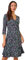 Roman Originals Tea Dress for Women UK Ladies Frill Hem Skater Wrap Jersey Stretchy Fit & Flare Flattering Knee Length Cocktail Party Occasion Holiday Going Out - Noir Pink - Size 16